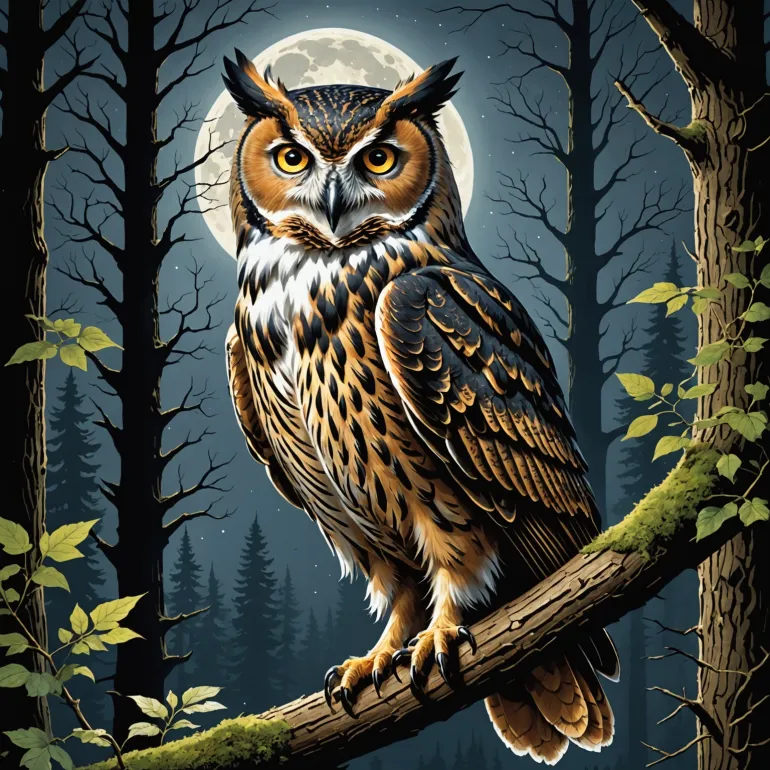 Совы: тайны ночных охотников и уникальные особенности их головы