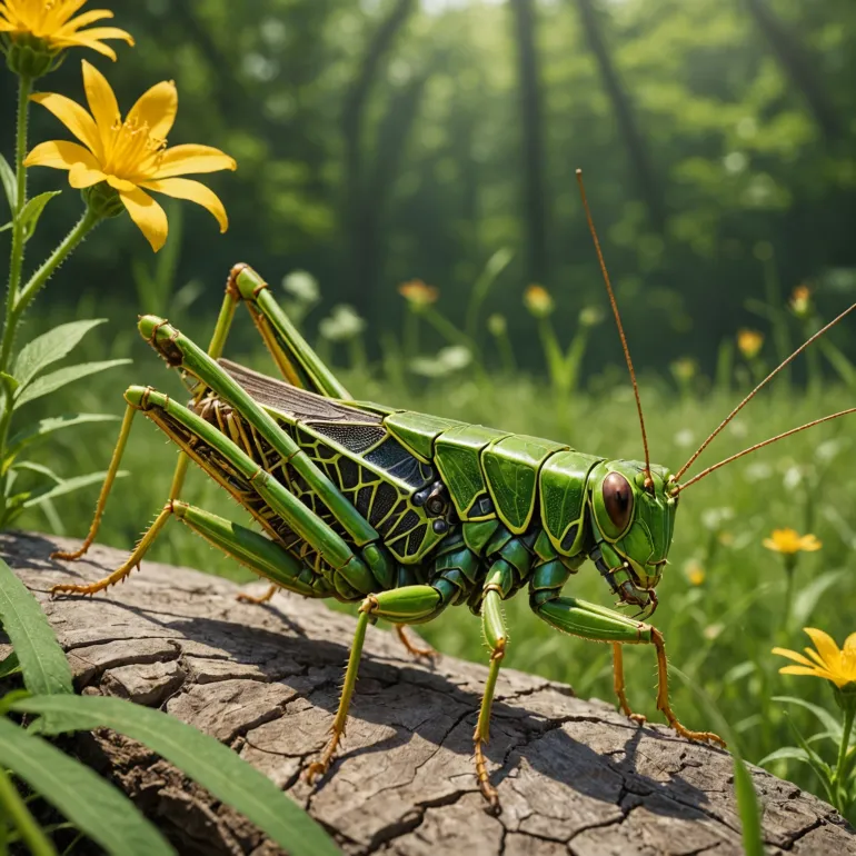 Кузнечики: удивительные мастера прыжков и звуков природы