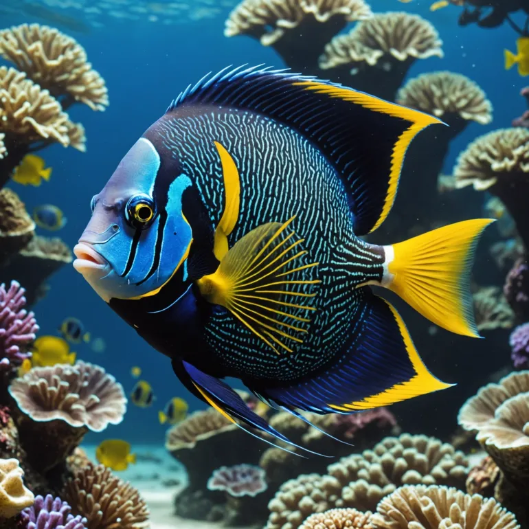 РыбаАнгел и её роль в сохранении рифовой красоты: удивительный мир морских экосистем