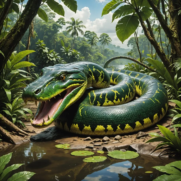 Анаконды: Гиганты река, которые завораживают и пугают одновременно
