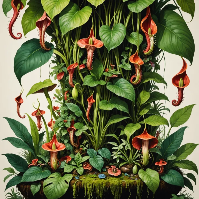 Погружение в мир природы: от непентеса раджа до грибов синеножек