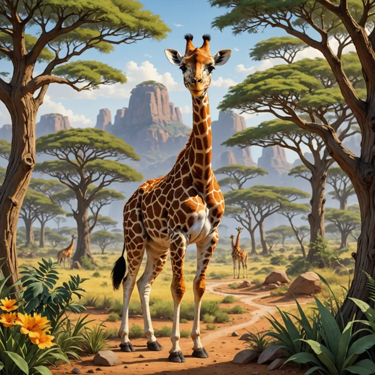 Карликовый жираф: фото и факты о самых маленьких жирафах в мире