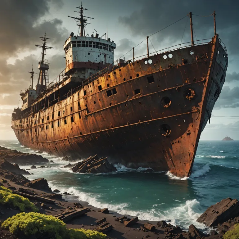 Заброшенный корабль: фото – Погружение в тайны самых известных заброшенных судов мира
