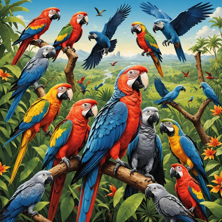 Самые умные птицы: Попугаи и вороны — феномен интеллекта в пернатом мире
