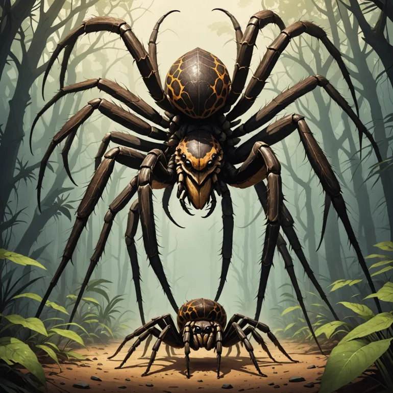 Самые большие пауки: Голиаф и тарантул — удивительный мир гигантов паукообразных