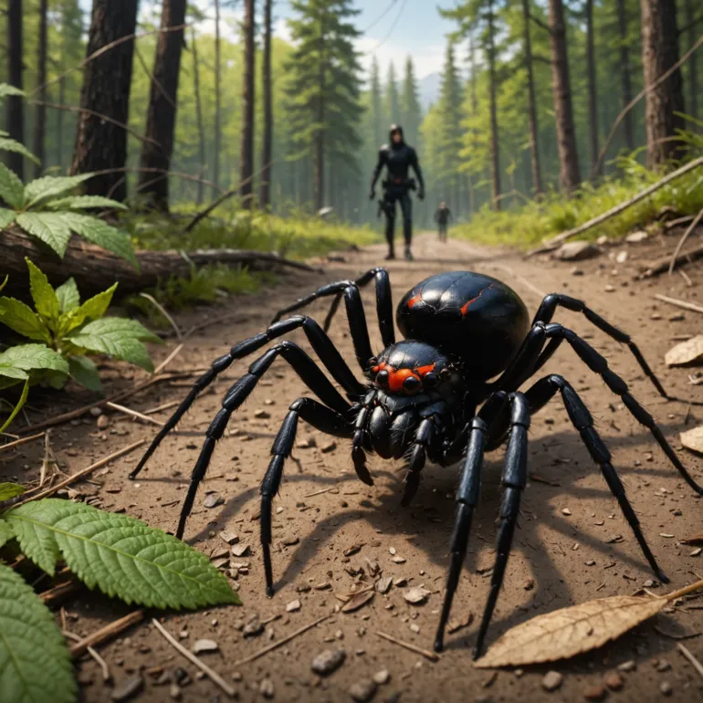 Самые опасные пауки России: Каракурт и хеиракантиум