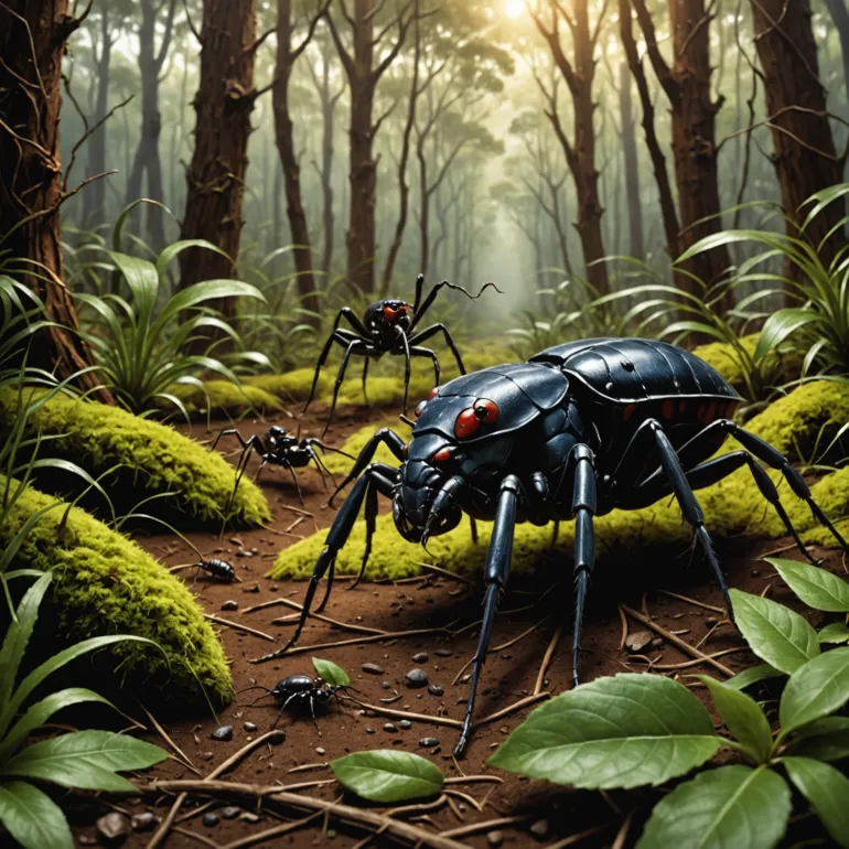 Самые опасные насекомые Австралии: Муравей-бульдог и паук-воронка