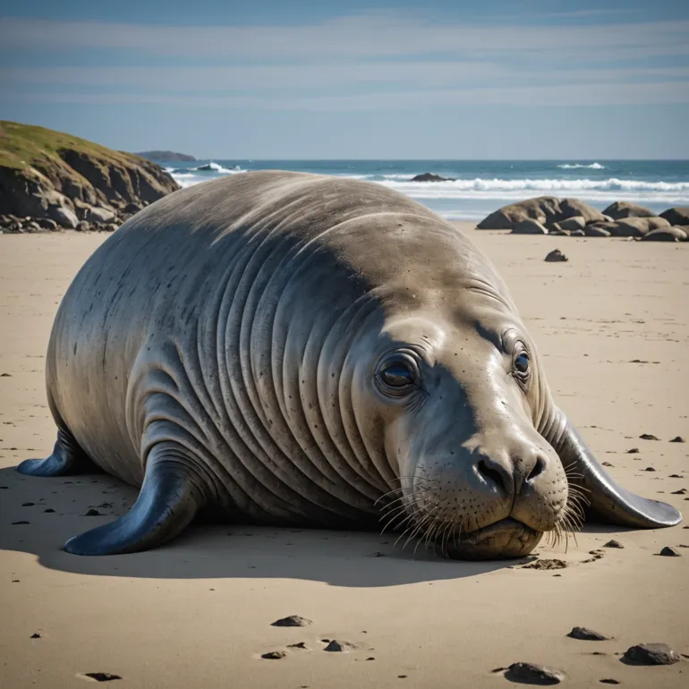Самые большие морские слоны: загадки и величие Южного морского слона