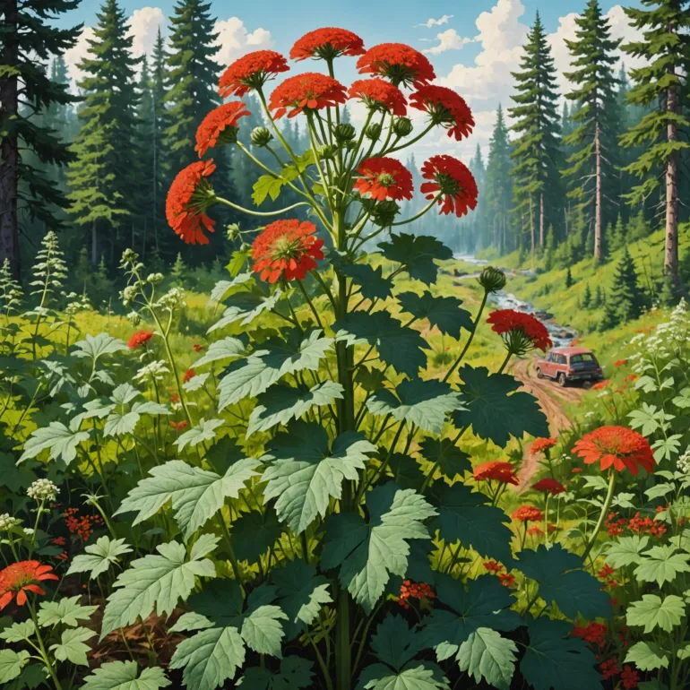 Самые опасные цветы России: Борщевик и болиголов