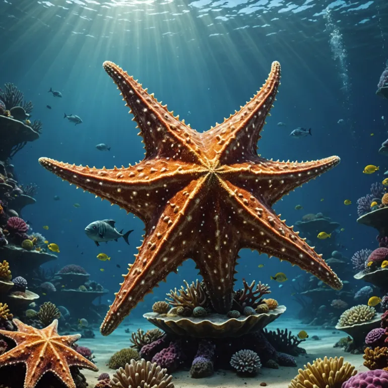 Самые большие морские звёзды: удивительный мир Midgardia xandaros
