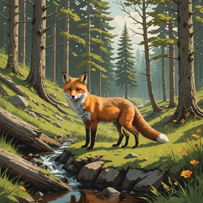 Самые умные лисы: раскрывая тайны обыкновенной лисицы