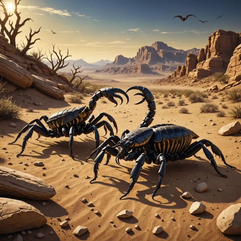 Самые опасные скорпионы: Лейурус и Андроктонус