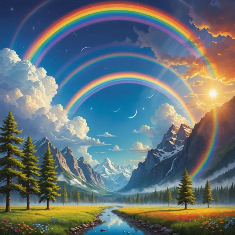 Самые красивые радуги: двойные и лунные