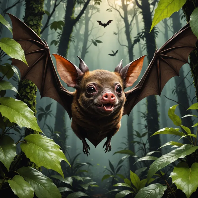 Свиноносая летучая мышь — вид с необычным носом: откройте таинственный мир уникального создания
