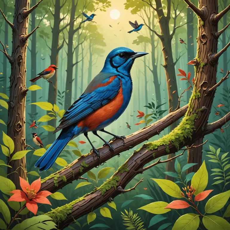 Лесные птицы: виды и поведение — удивительный мир, скрытый среди деревьев