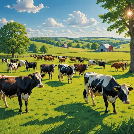 Как качество корма влияет на молоко коров: роль горечи полыни в рационе