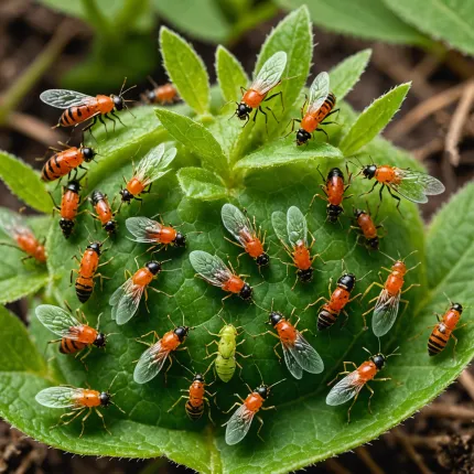 Тли: Самки без границ и их влияние на экосистемы и сельское хозяйство