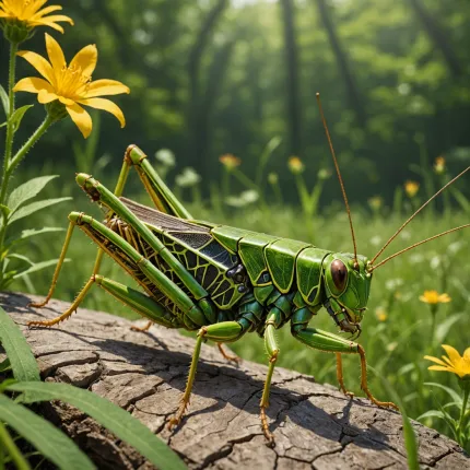 Кузнечики: удивительные мастера прыжков и звуков природы