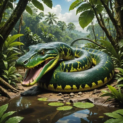 Анаконды: Гиганты река, которые завораживают и пугают одновременно