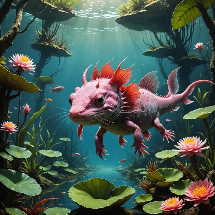 Аксолотль: удивительное животное, которое живет в воде