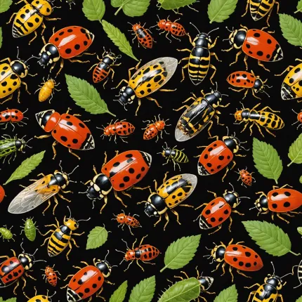 Удивительный мир насекомых: от личинок до взрослых особей