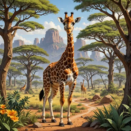 Карликовый жираф: фото и факты о самых маленьких жирафах в мире