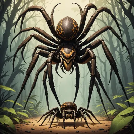 Самые большие пауки: Голиаф и тарантул — удивительный мир гигантов паукообразных