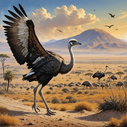 Самые большие птицы: величие страуса и кондора в мире пернатых гигантов