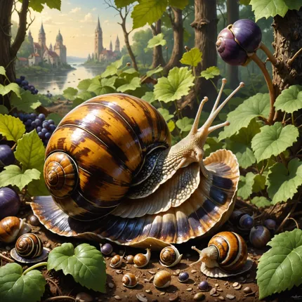 Самые красивые улитки: Ахатины и виноградные – удивительный мир медлительных красот