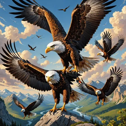 Самые большие орлы: Гарпия и беркут – величие в мире хищных птиц