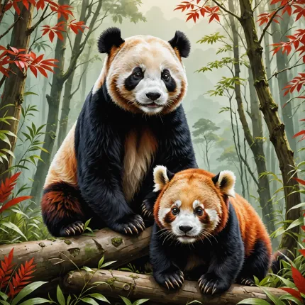 Самые красивые панды: красная и большая — удивительный мир очаровательных млекопитающих