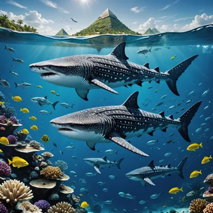 Самые большие акулы: Китовая и гигантская — захватывающее путешествие в мир морских гигантов