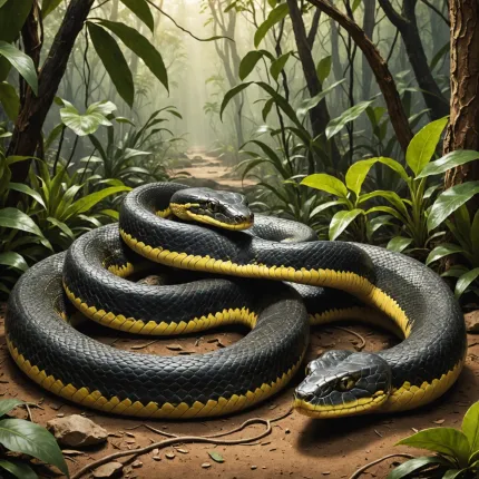 Погружение в мир самых опасных змей мира: Тайпан и чёрная мамба
