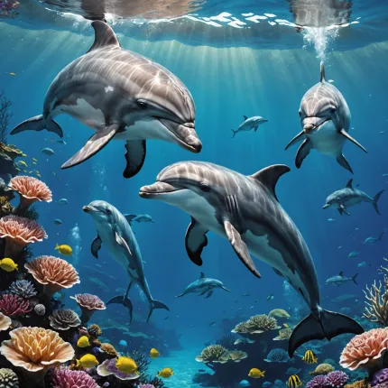 Самые красивые дельфины: Розовый и афалина — удивительные обитатели морских глубин