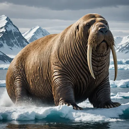 Самые большие моржи: Тихоокеанский гигант среди морских обитателей