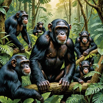 Самые умные обезьяны: Шимпанзе и бонобо – удивительный мир интеллектуальных приматов