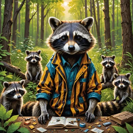 Самые умные еноты: Полоскун и его удивительный интеллект