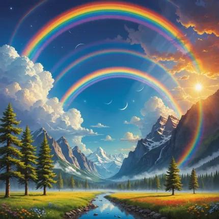 Самые красивые радуги: двойные и лунные