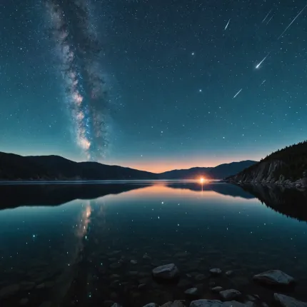 Самые красивые метеоритные дожди России: Персеиды над Байкалом