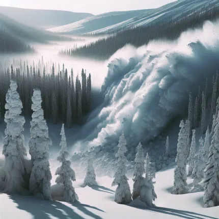 Снежные лавины в России: Опасность и меры предосторожности