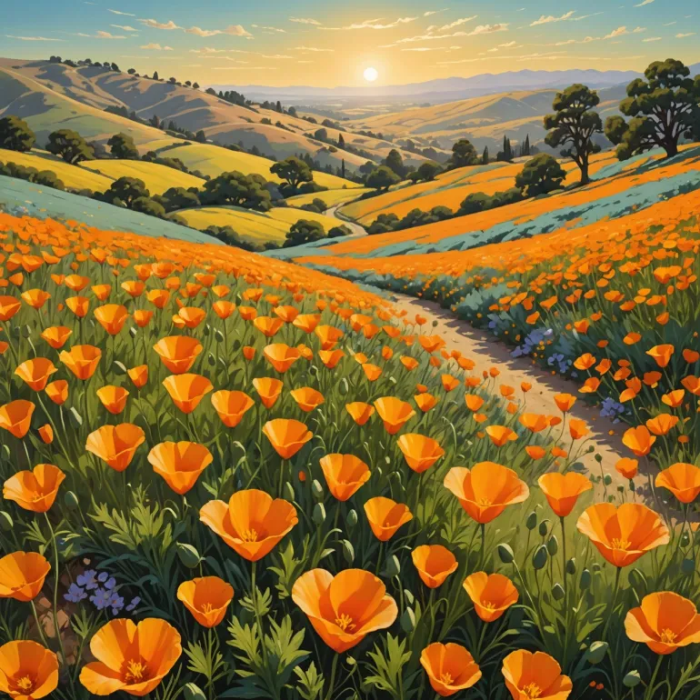 Калифорнийский мак — яркий цветок полей: вдохновение для природы и дизайна