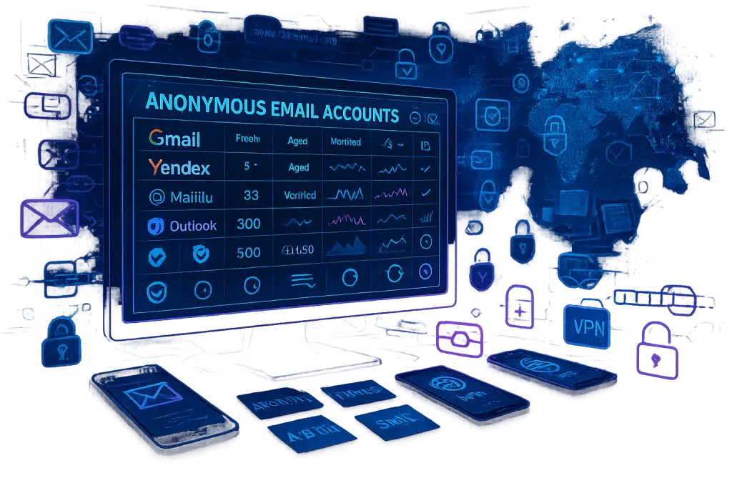 Как выбрать и использовать анонимные email-аккаунты и массово покупать почтовые учетные записи для рассылок и хобби