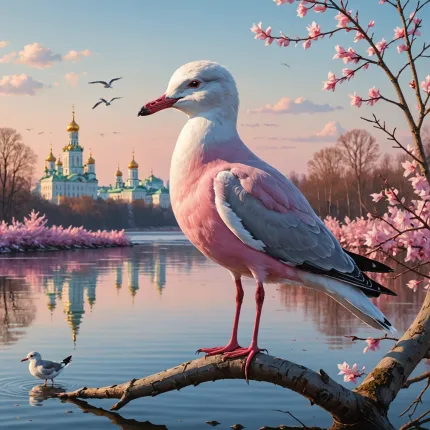 Самые редкие птицы России: знакомство с загадочной Розовой чайкой